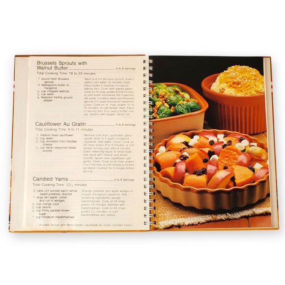 VTG 1982 Kenmore Microwave Cookery Cookbook Spiral Bound 80s Retro Recipes - Picture 12 of 16